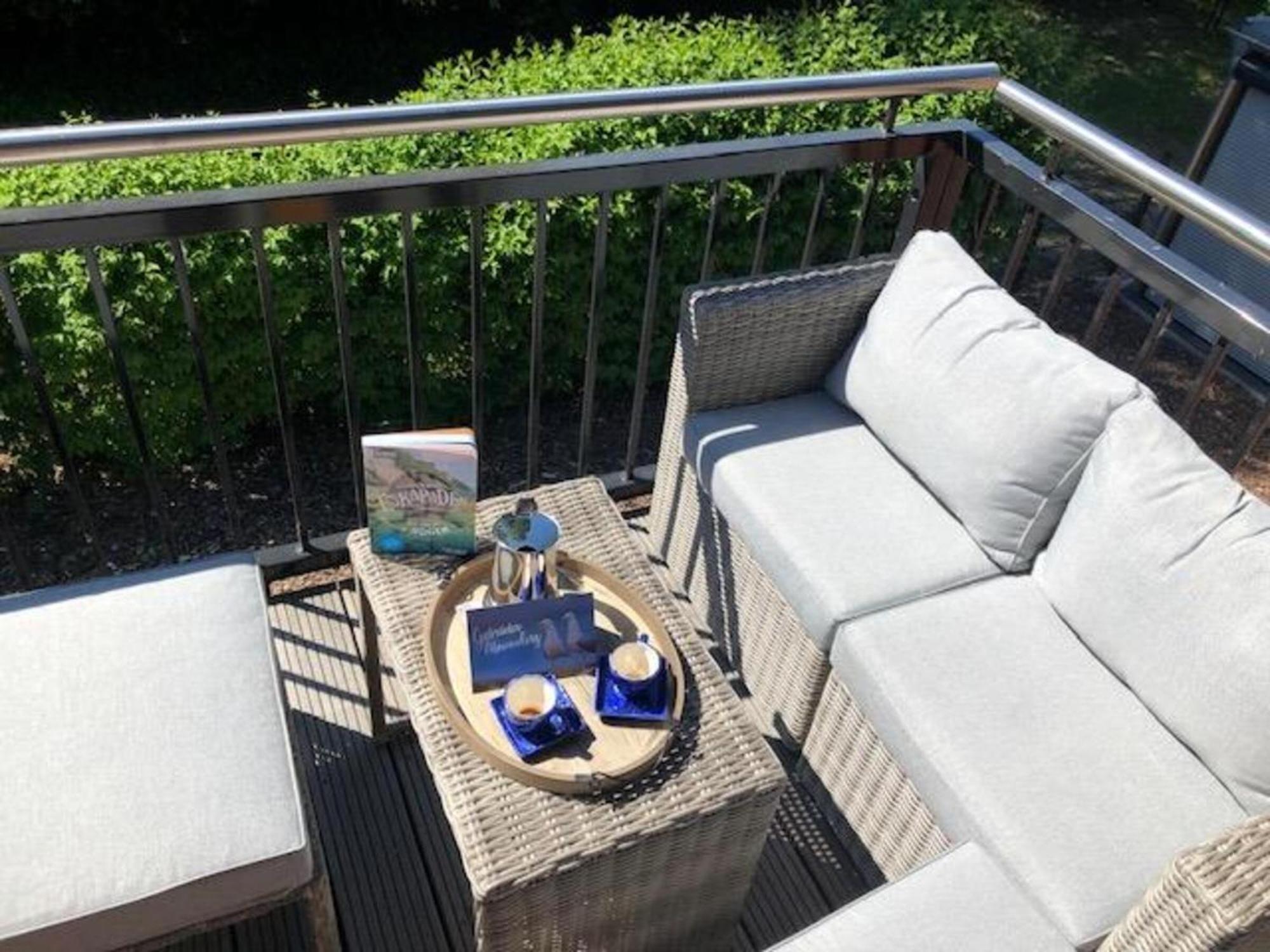 Traumhaftes Appartement Mit Balkon - Odins Blick Wohnung 6 - Mit Privatstrand, Sauna 로베 외부 사진